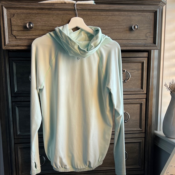 LULULEMON HEALTHY HEART FRESH TEAL PULLOVER BUTTERY SOFT Mint Size L - Picture 3 of 6